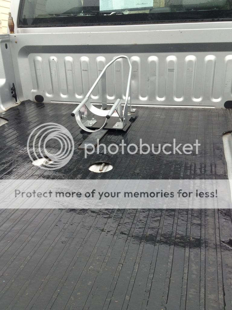 truck bed wheel chock mount VFRworld